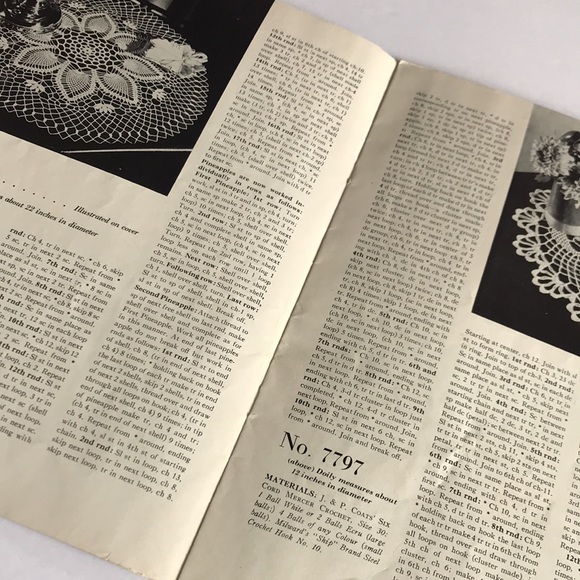Collection of Vintage Crochet Doilie Booklets - Picture 7 of 7
